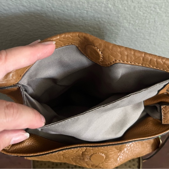 Vince Camuto - textured brown crossbody purse. - Picture 8 of 8